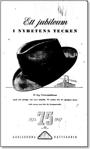 Ur annons i Blekinge Läns Tidning 1947-12-01 