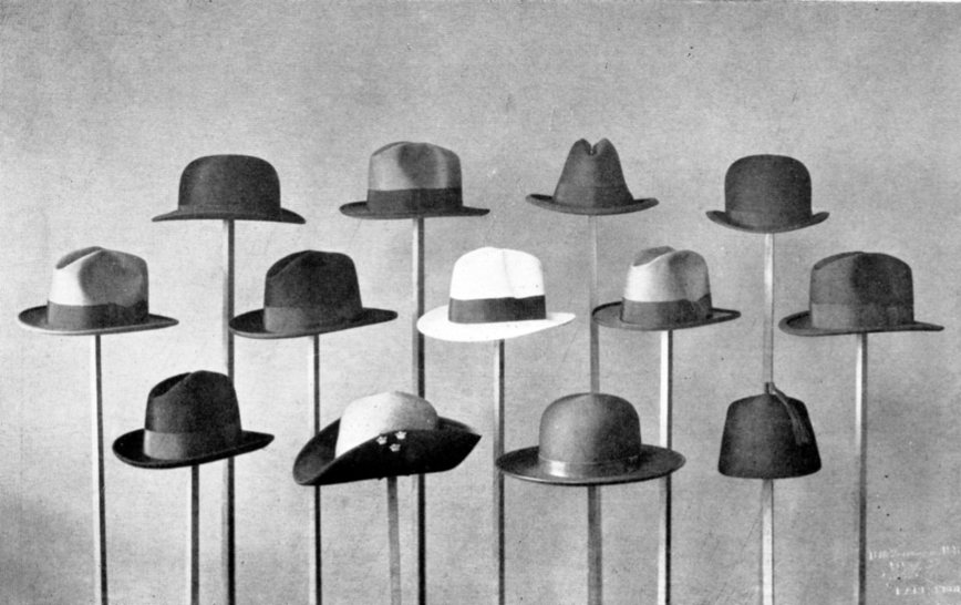 Hattmodeller (ur minnesskrift 1922)